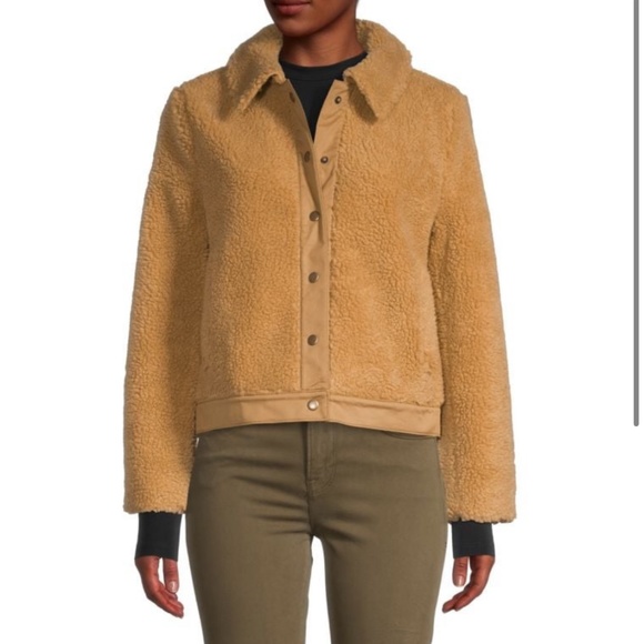 madewell portland faux shearling jacket - Picture 1 of 4